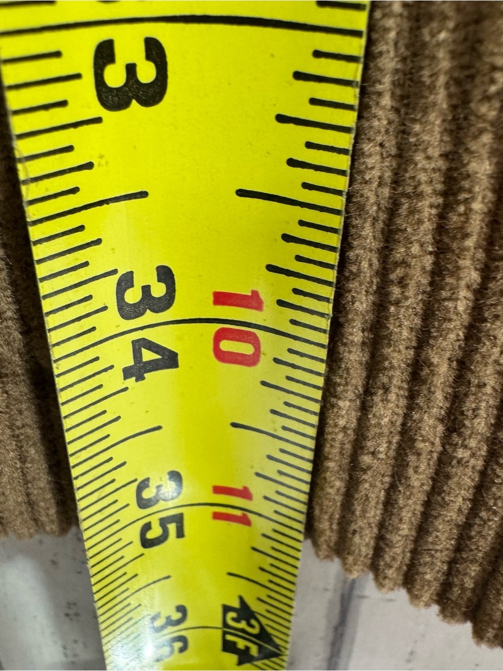 HYFVE Brown Corduroy Long Blazer Size M 100% Cotton Academia Preppy Minimalist - Picture 12 of 12